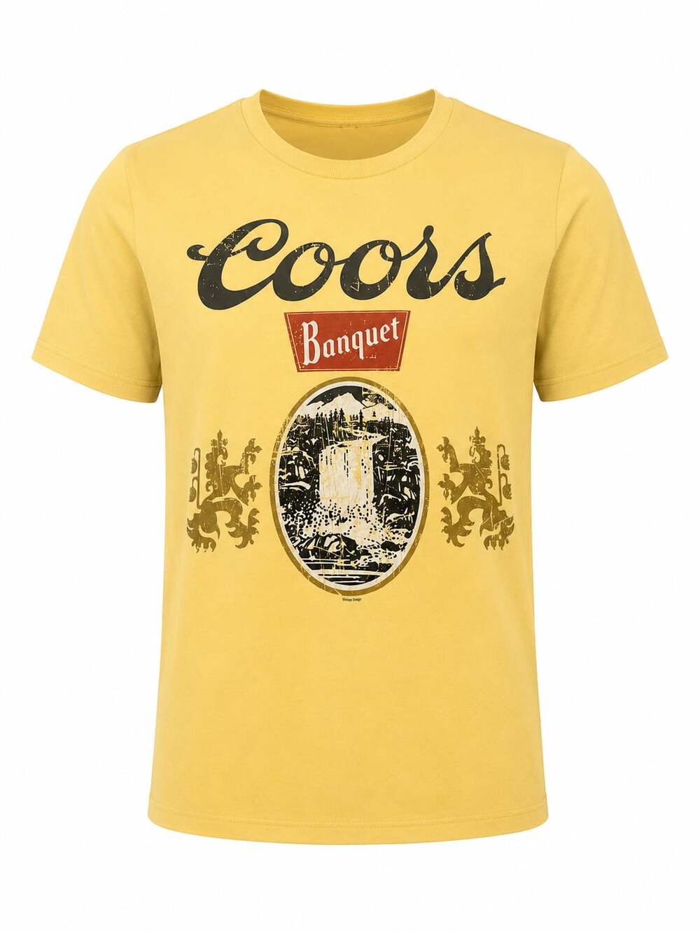 Hybrid Apparel Coors Banquet Vintage Design Graphic T-Shirt Women’s L